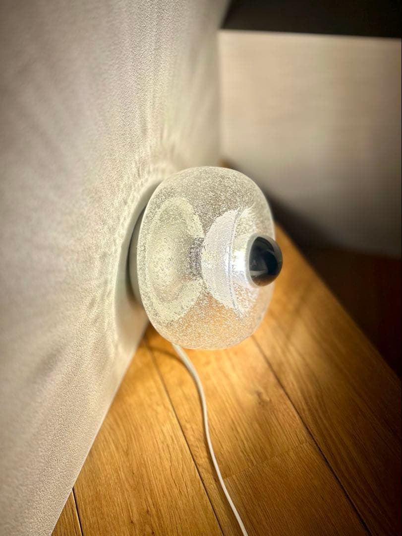 じゅん）独60年代　Doria ムラーノ・気泡ガラス　ヴィンテージ・ランプ