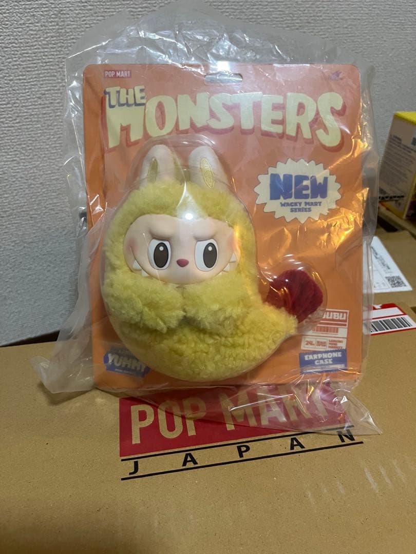 正規品 POPMART LABUBU イヤホンケース ラブブ エビフライ 2個