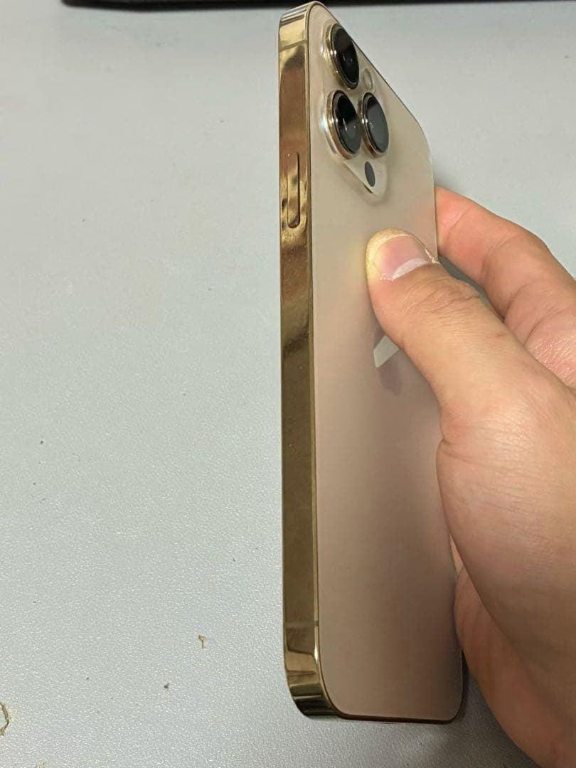 美品iPhone13 Pro Max 512GB ゴールド SIMフリー 中国版