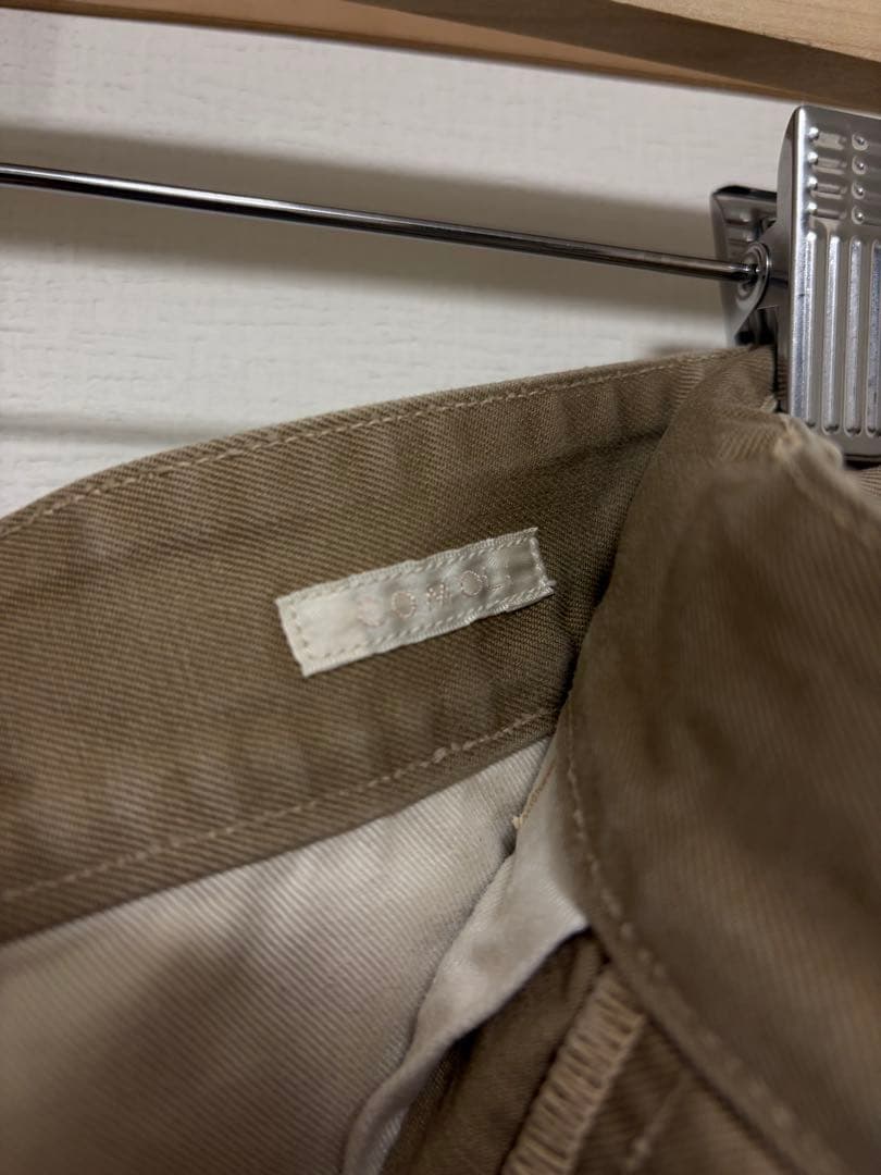 COMOLI コモリ　ベルテッドチノパンツ　サイズ1