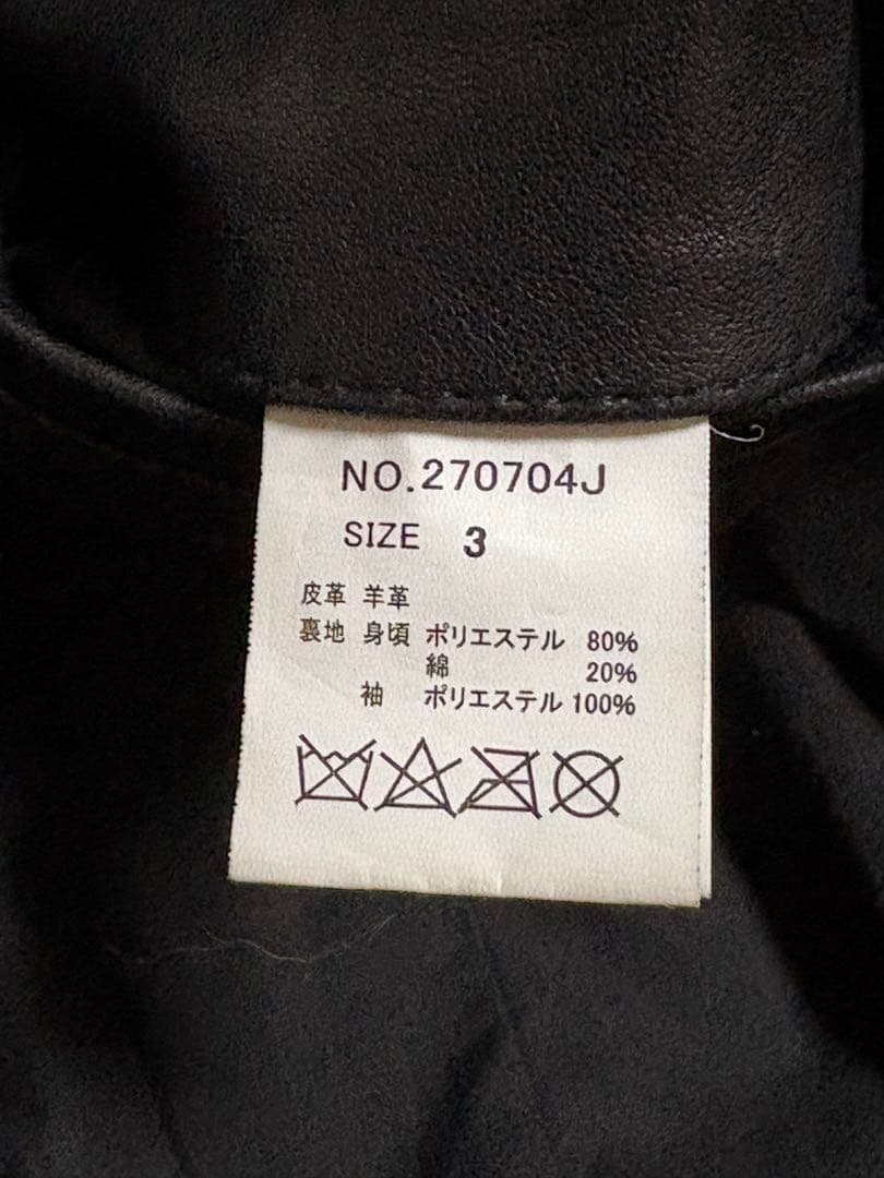 jackrose レザー　シングルライダース