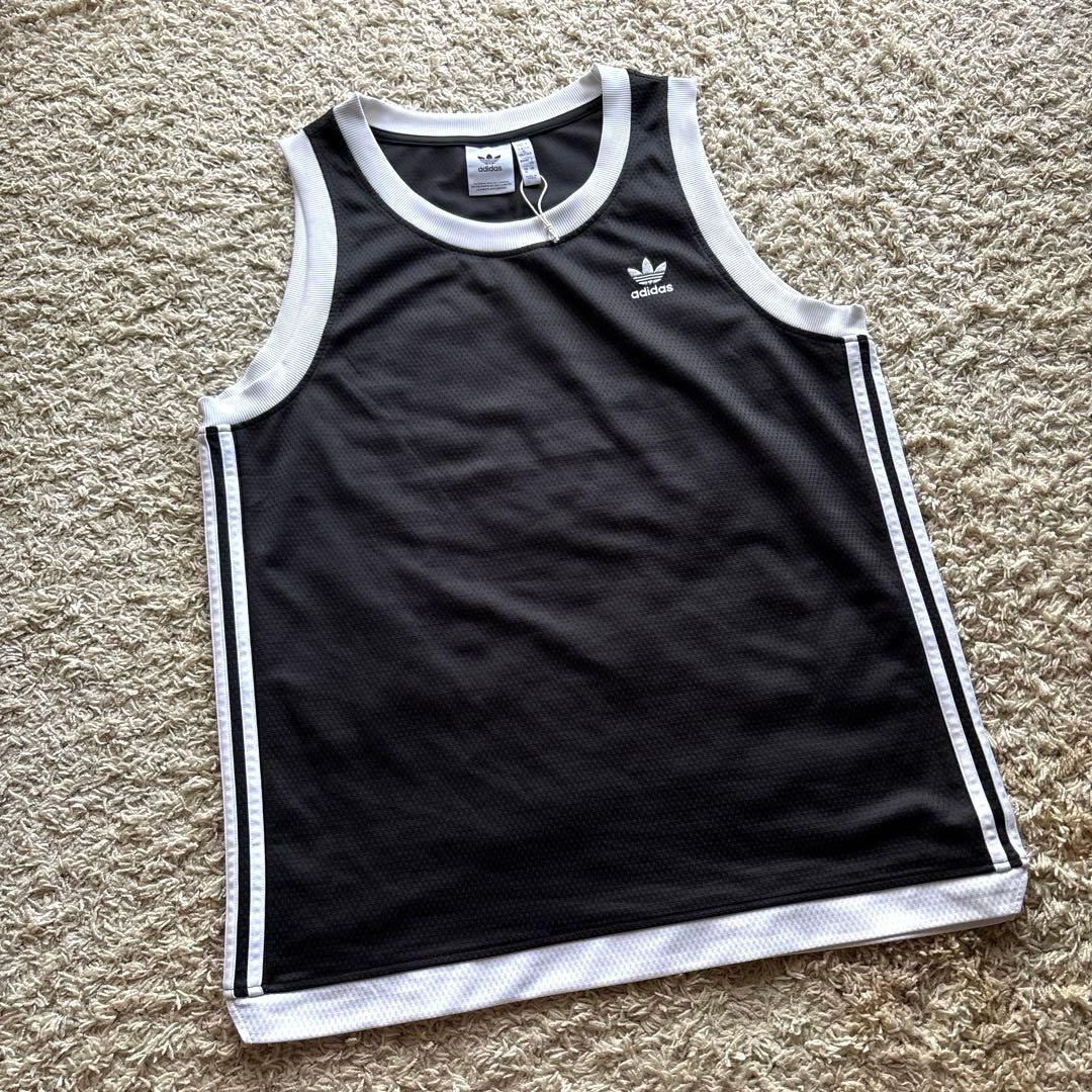 【極美品】adidas アディダス タンクトップ ノースリーブ メッシュ 2XL
