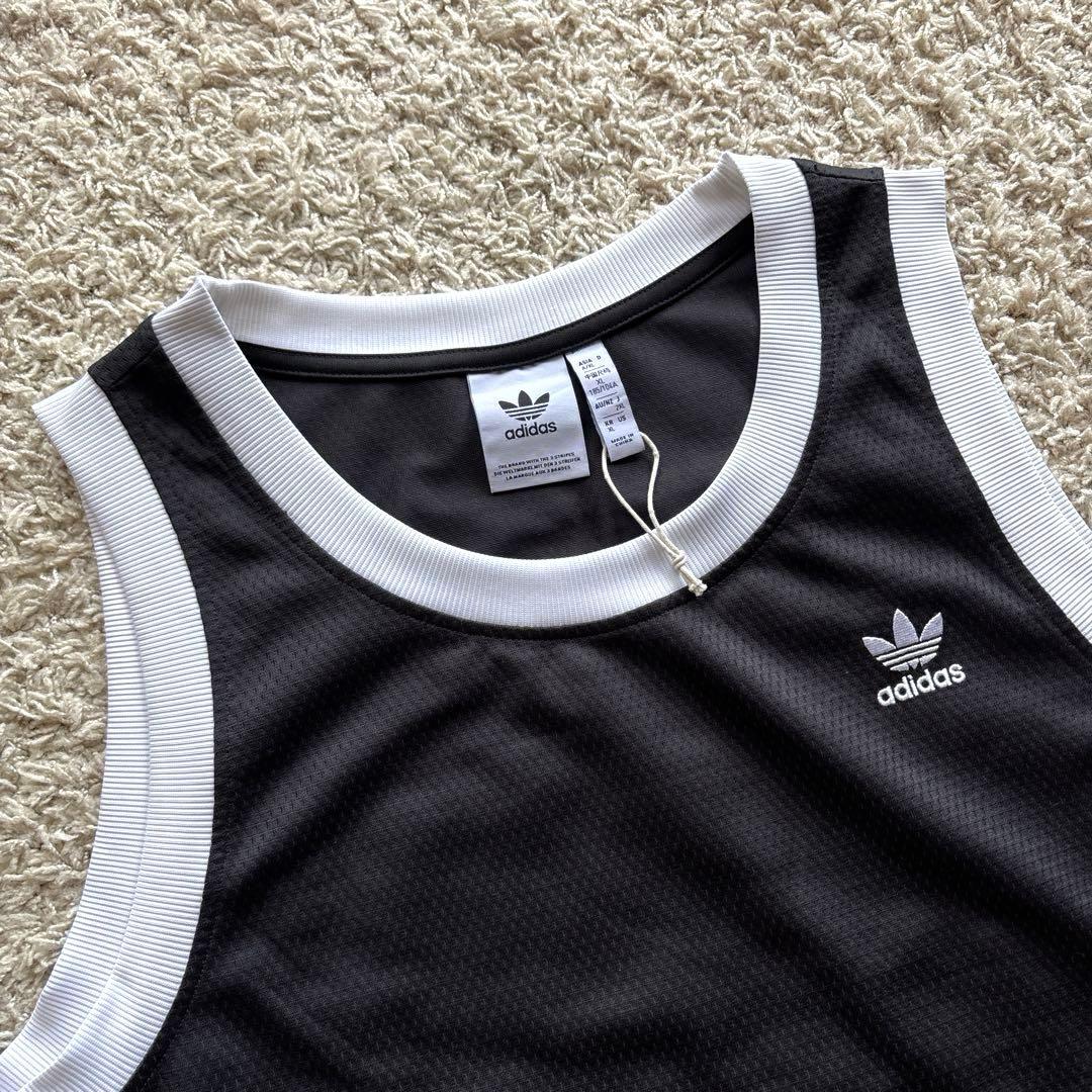 【極美品】adidas アディダス タンクトップ ノースリーブ メッシュ 2XL