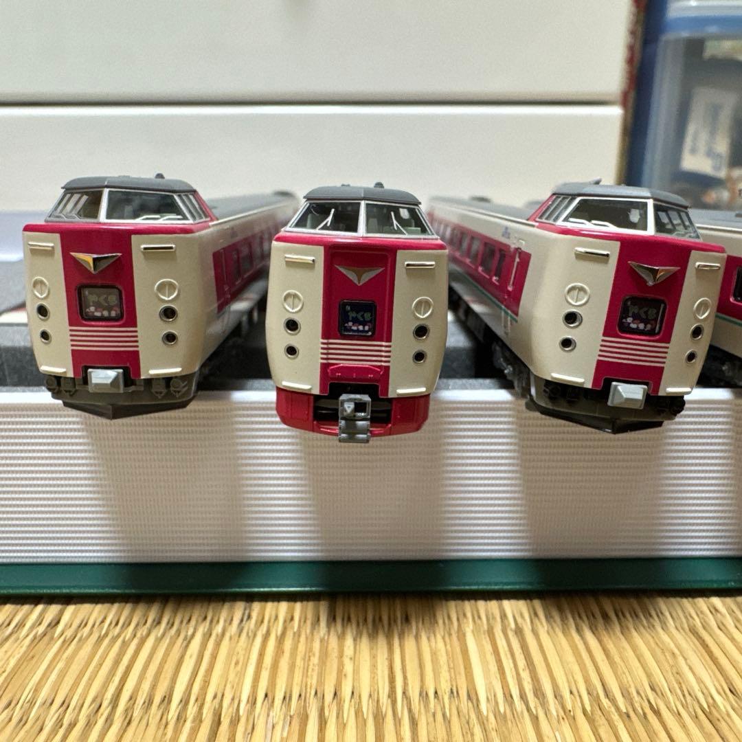 NゲージKATO 381系やくも7両セットグレー台車