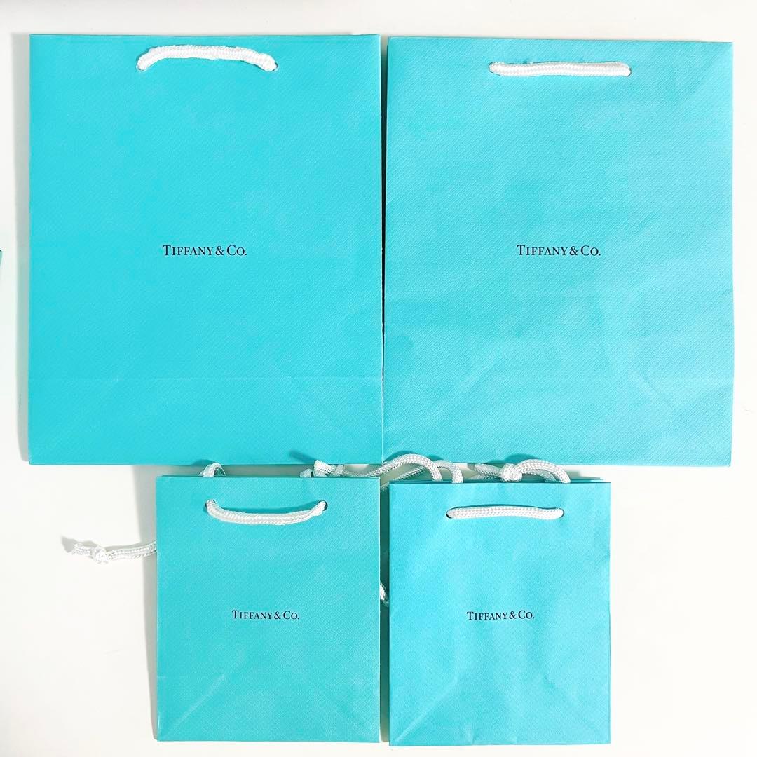 ☆4セット☆ TIFFANY ティファニー プレゼント包装 ボックス 巾着 紙袋