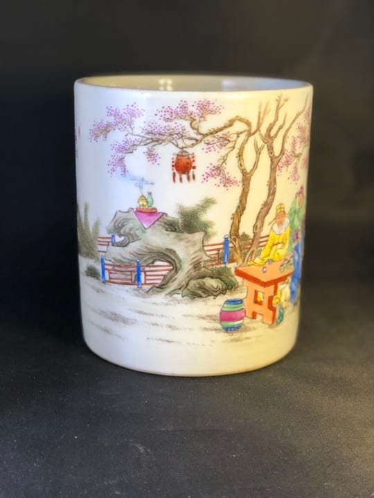 大清康熙年製筆筒