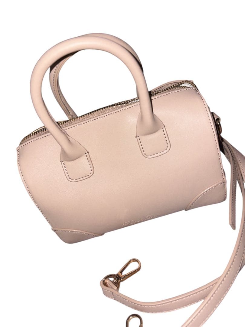 セールmuget ミュゲ2waybostonbagpinkショルダートートバッグ