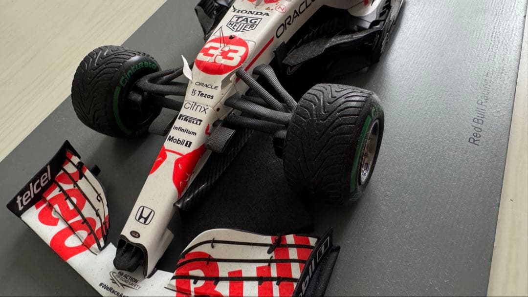 F1 スパーク レッドブル 1/18 トルコGp2021 ありがとうホンダ号