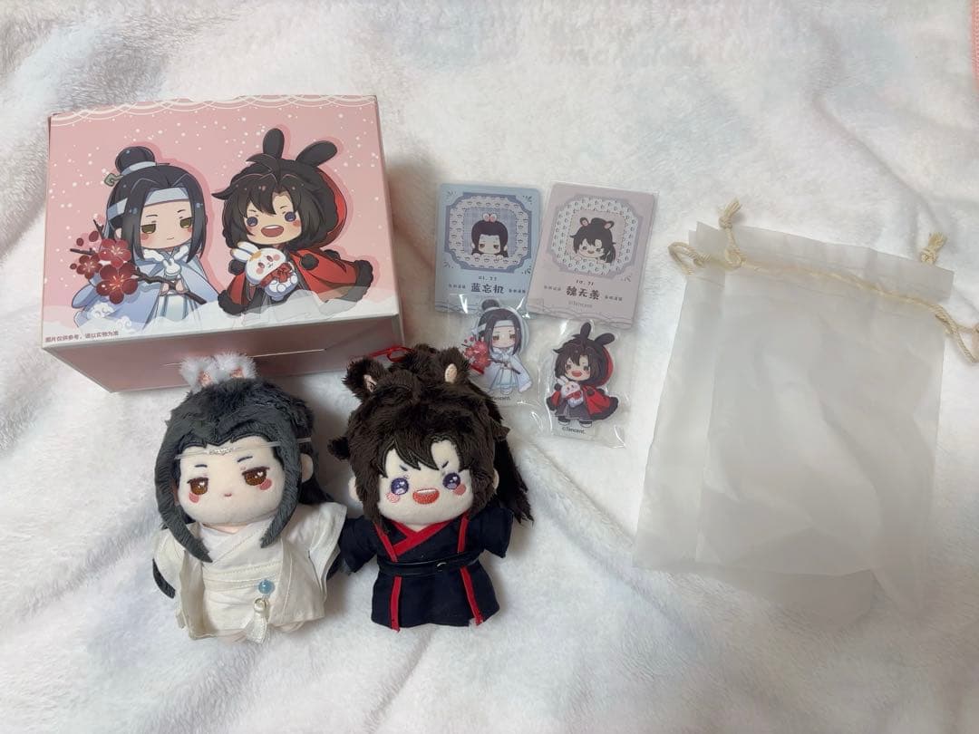 魔道祖師 KAZE 10cm ぬいぐるみ 特典付き 骨あり セット