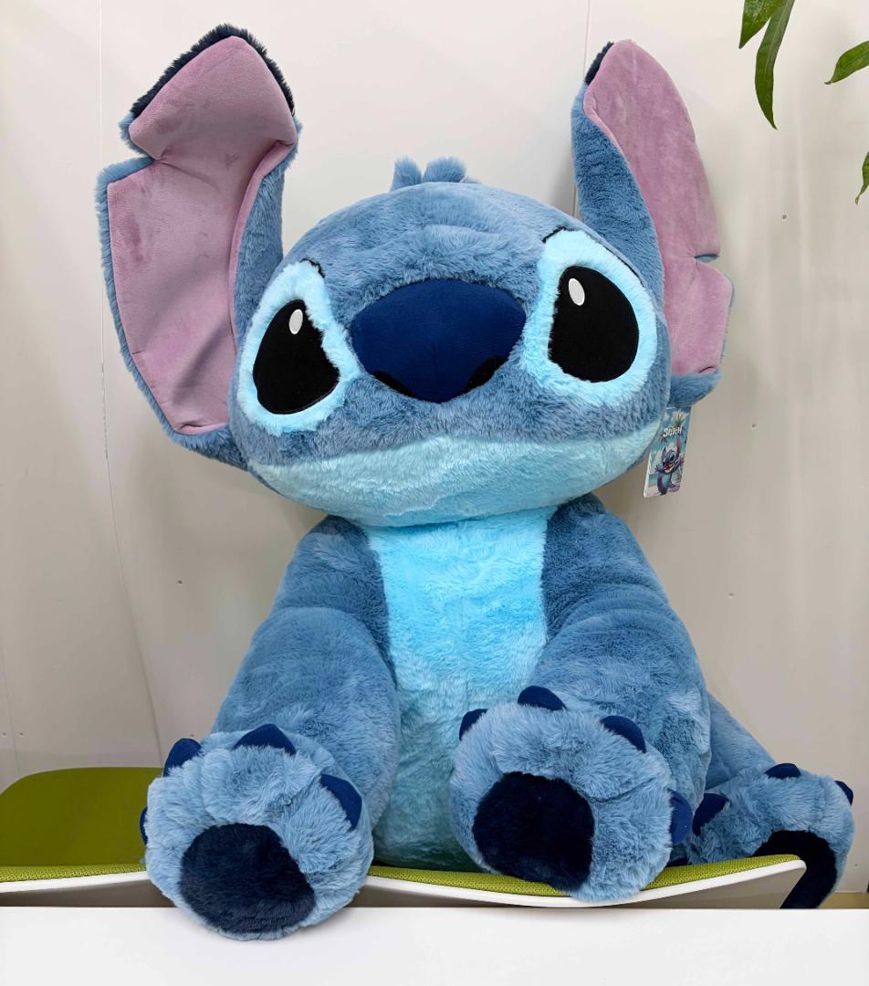 新品 約80cm ★ スティッチ 特大 ぬいぐるみ コストコ ブランケット付き