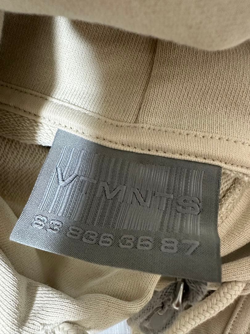 VTMNTS パーカー　ロゴ　刺繍　オーバーサイズ　vetements