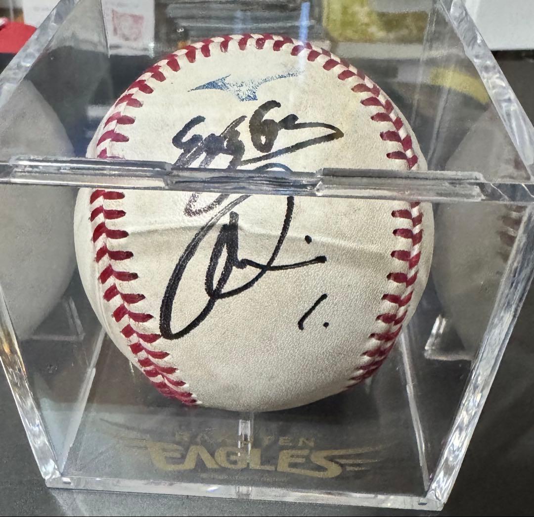 楽天イーグルス　宗山選手　直筆サイン入りボール　4月3日東北開幕試合実使用球