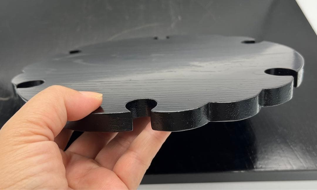 専用です。輪島塗 大雅堂　雪輪敷板　茶道具　木製漆器　未使用品