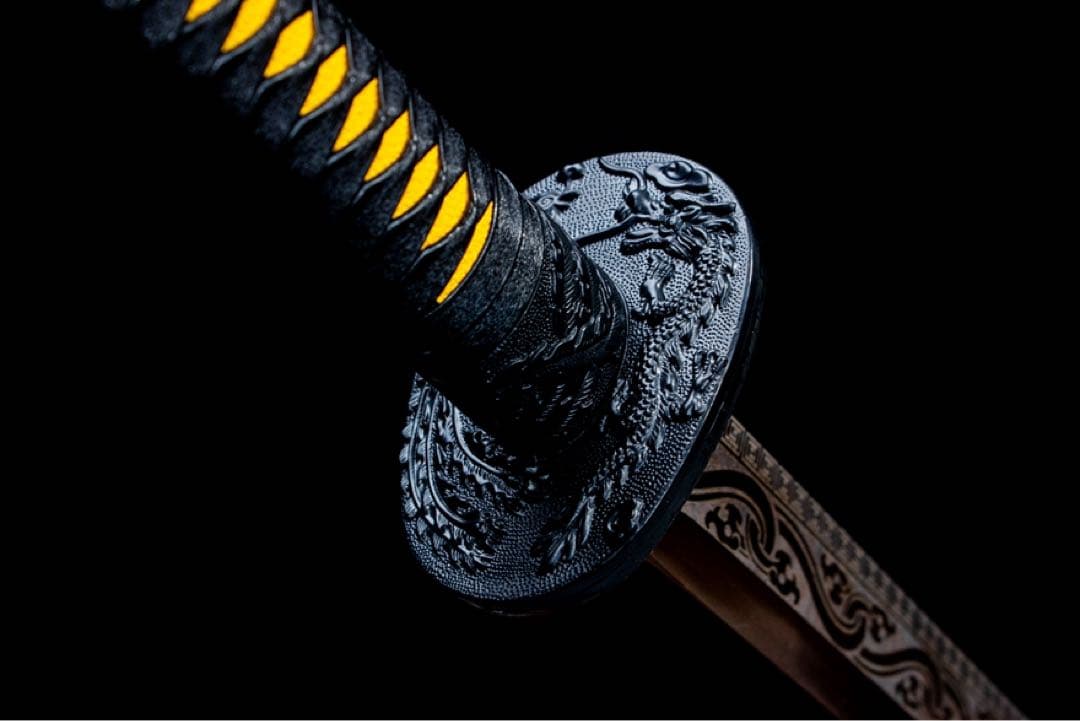 龍鳳墨龍 美術刀 模擬刀 日本刀 模造刀 鑑賞用 武具