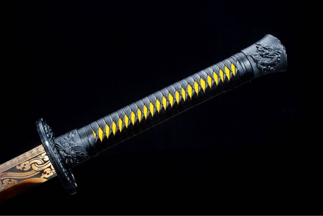 龍鳳墨龍 美術刀 模擬刀 日本刀 模造刀 鑑賞用 武具