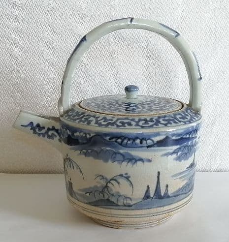 古伊万里　蛸唐草酒つぎ