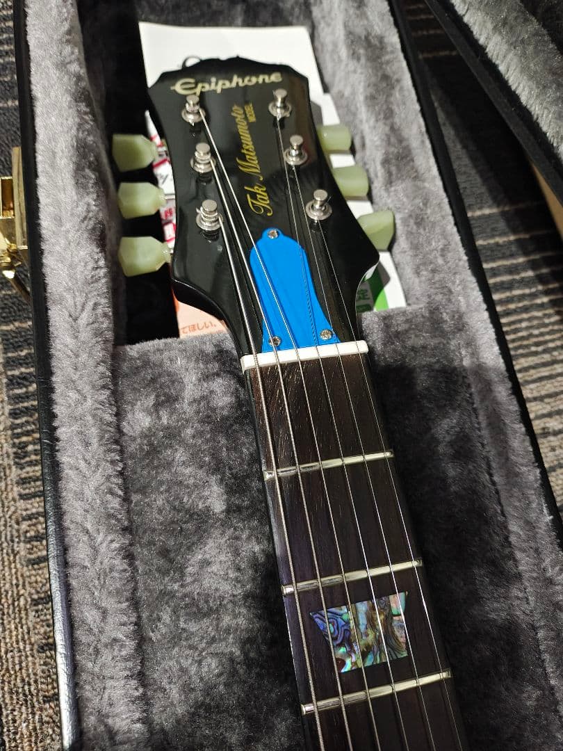 ギター EpiphoneTakDCStandard Plus Top Aqua Blue