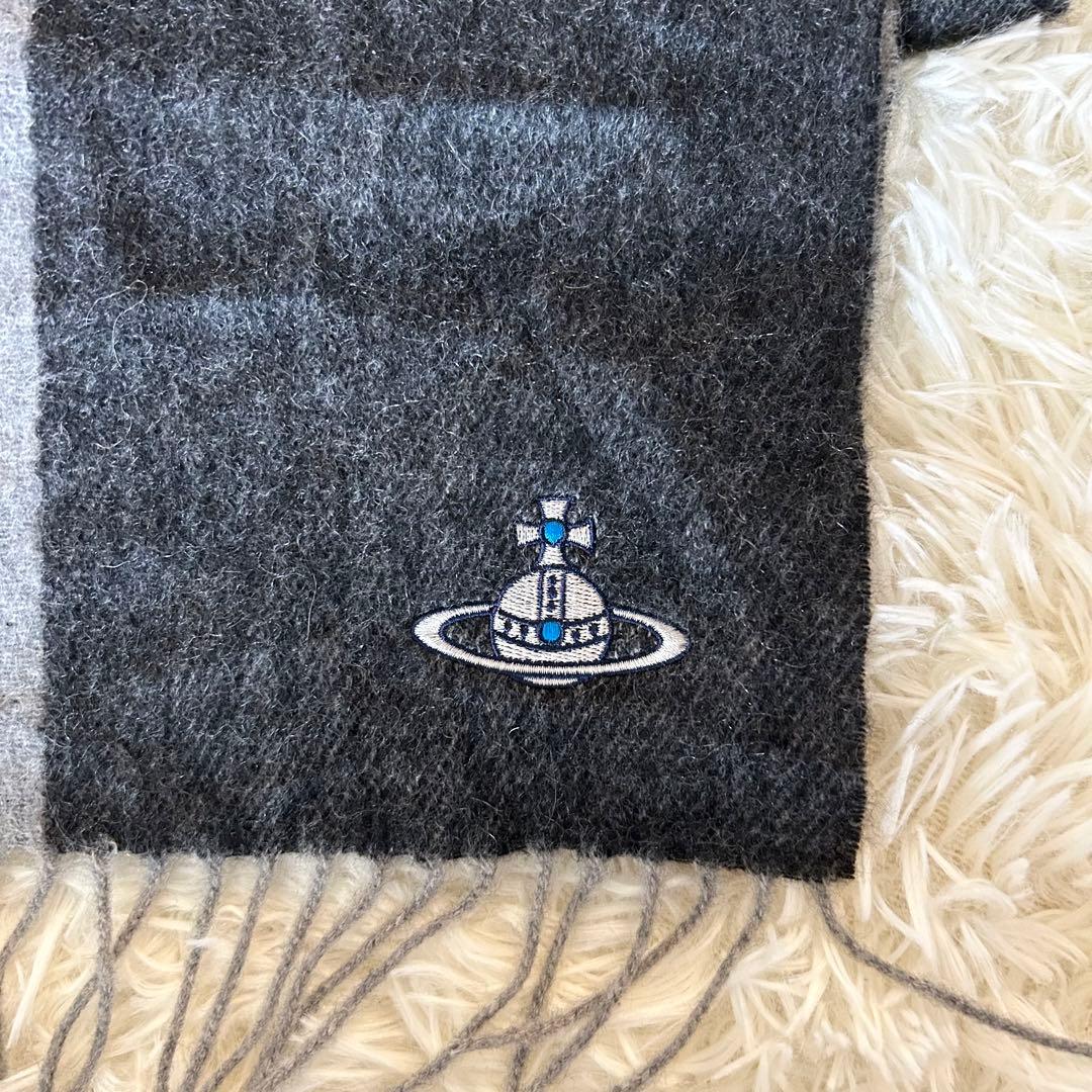 新品タグ付✨ヴィヴィアンウエストウッド カシミヤ　マフラー オーブ