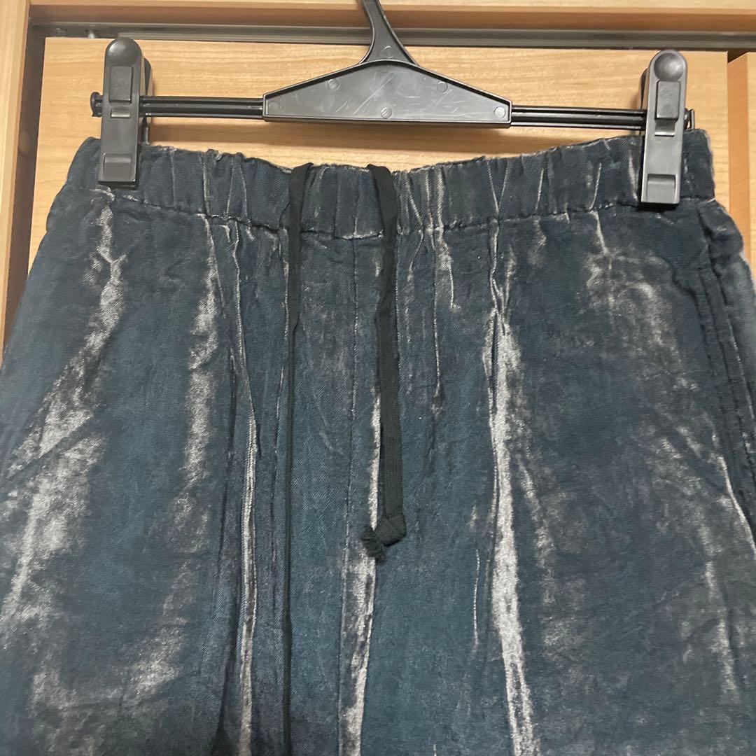 名作AD2008【コムデギャルソン】薄手ベロアペンギンパンツ サルエルアーカイブ