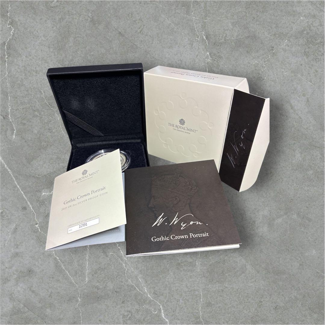 ロイヤルミント　2021年 ゴシッククラウン 2オンス　シルバー