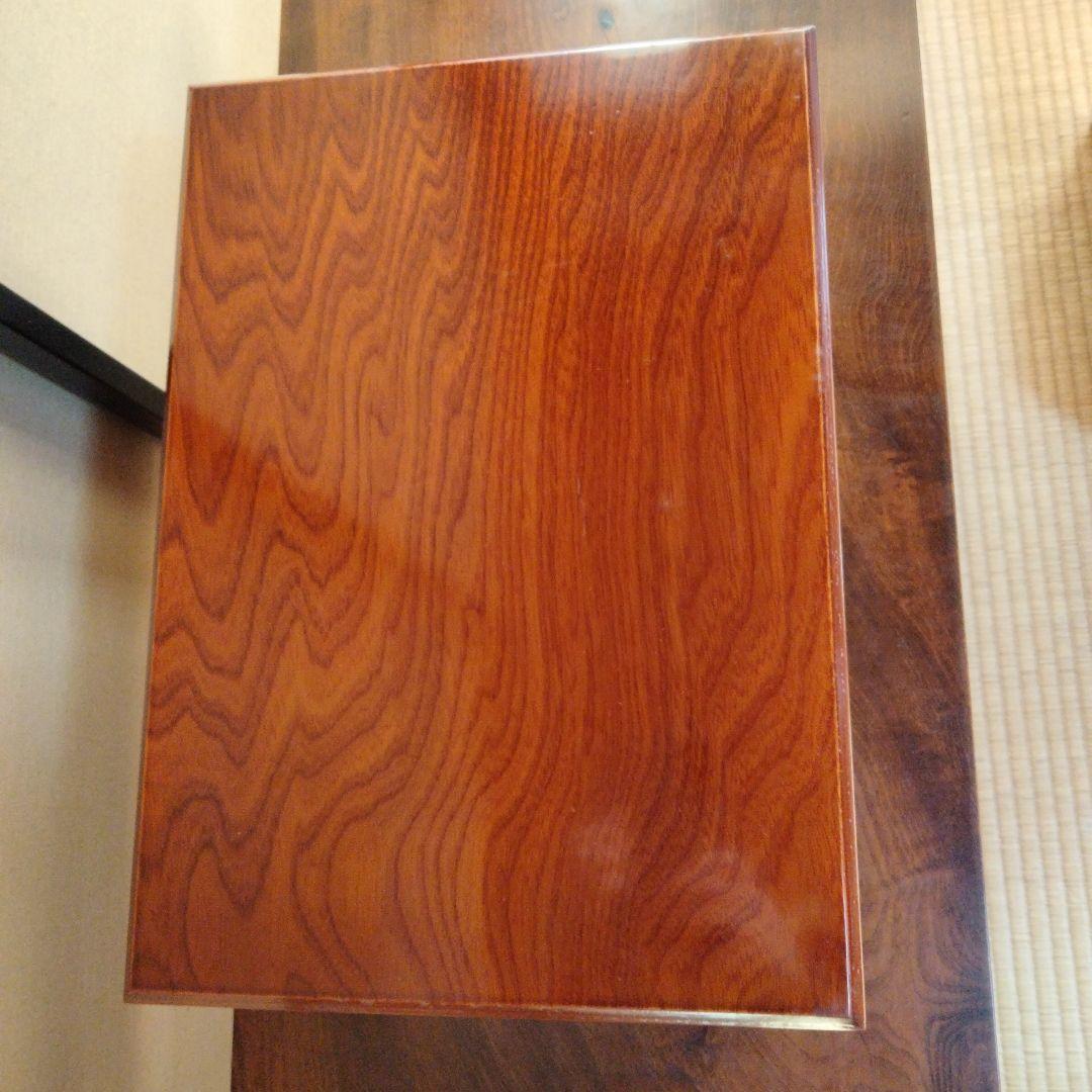 会津塗　木製光沢仕上げ重箱 﨔木地