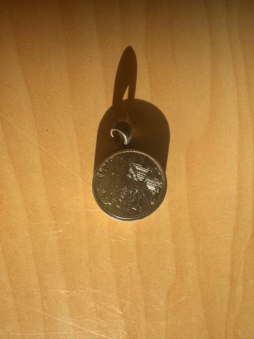 ギベオン隕石 　ペンダントトップ　隕石　シルバー925