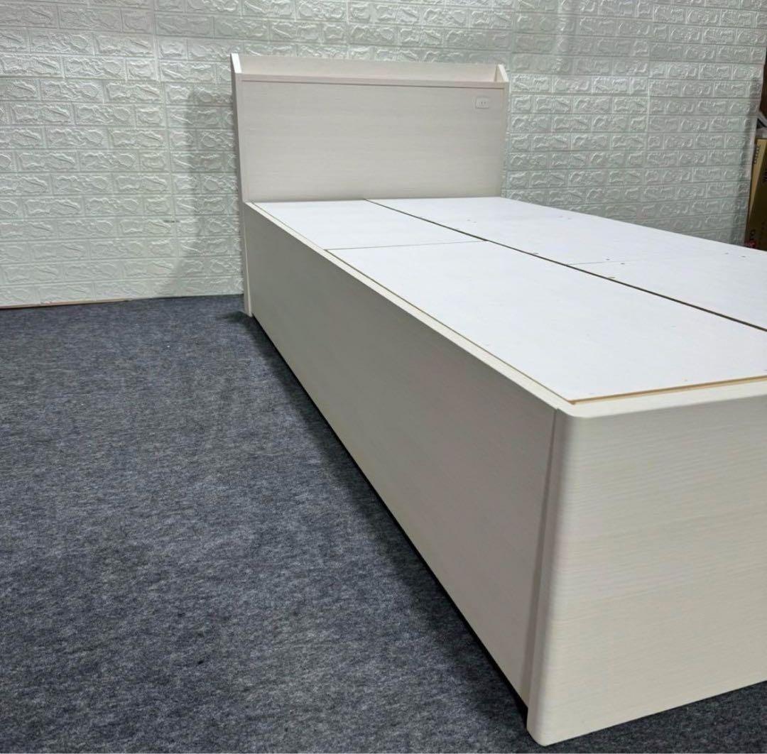 ニトリ シングル ベッドフレーム ジオチェスト 収納4つ 格安 d4025