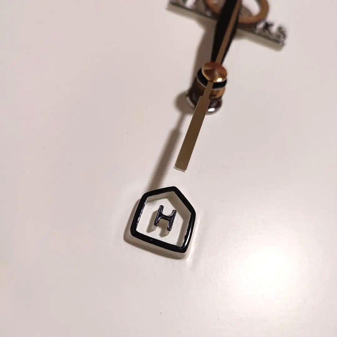 interform kemppi CL-3931天然木製三針柱壁掛時計アナログ白