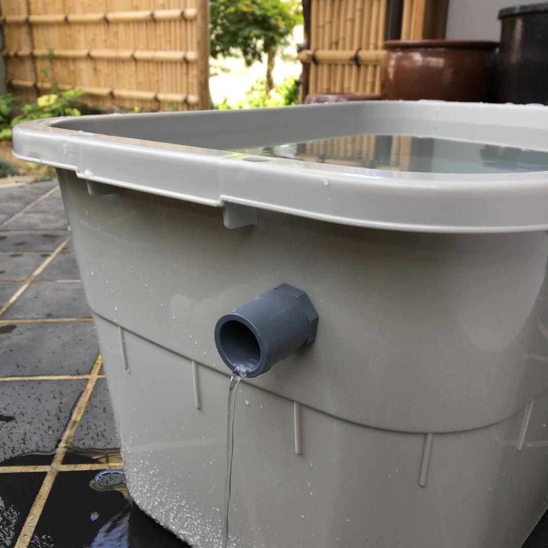 メダカ飼育ケース 36㍑x10個 色組み合わせ自由 オーバーフロー加工付