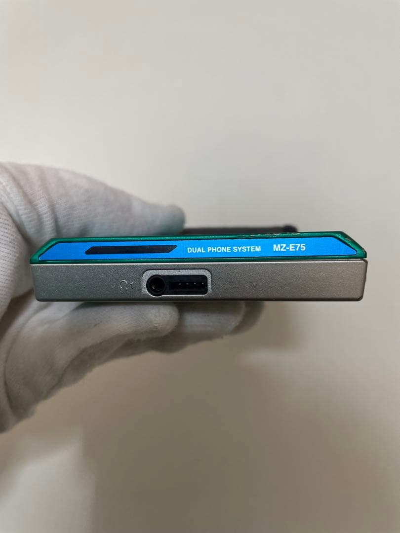 SONY MD WALKMAN MZ-E75 グリーン MDプレーヤー