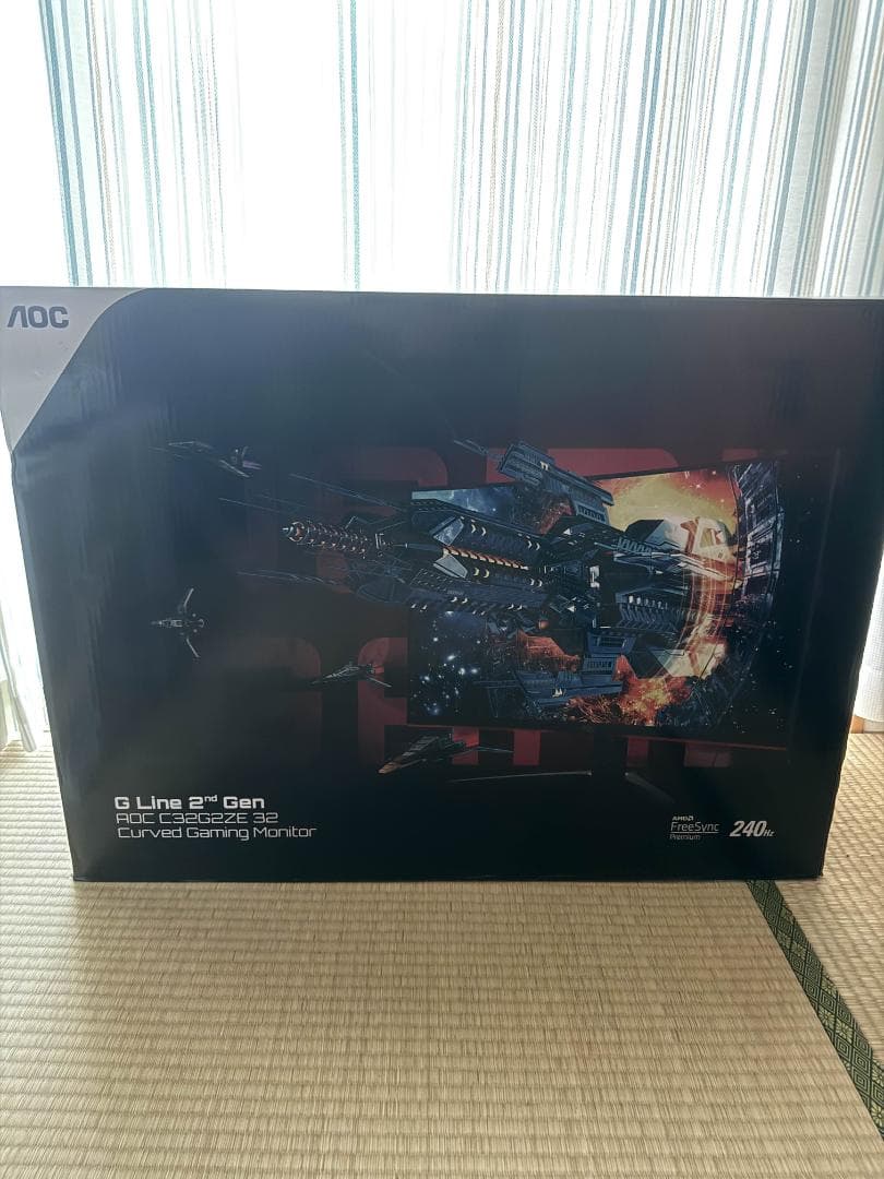 AOC C32G2ZE 31.5インチ曲面ゲーミングモニター　240Hz