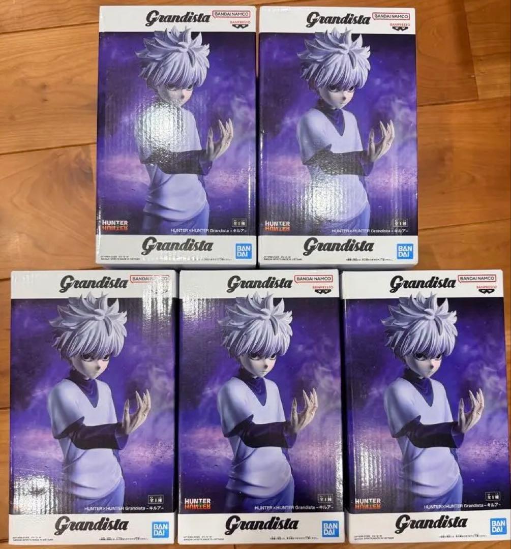 HUNTER×HUNTER Grandista キルア フィギュア 5体セット