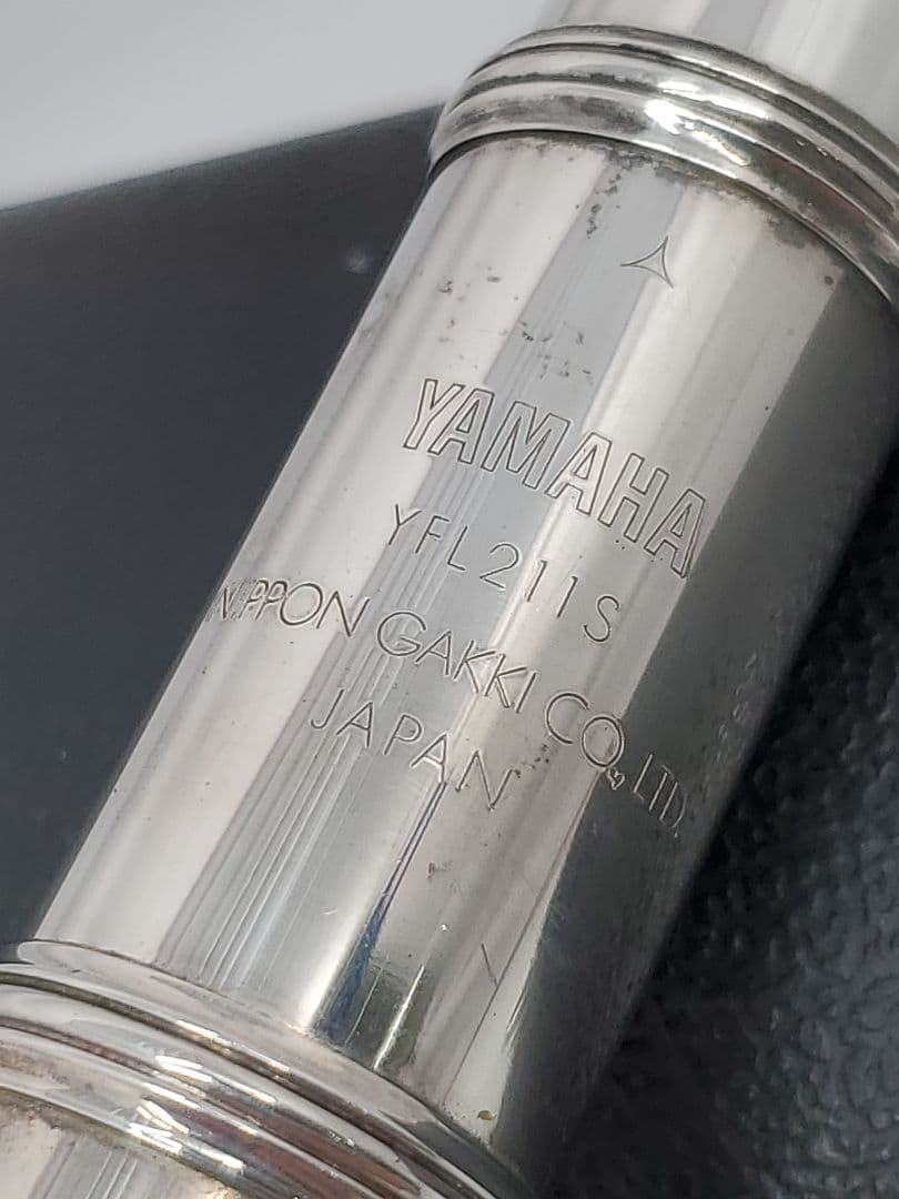 YAMAHA フルート YFL-211S ヤマハ 管楽器 純正ケース付 銀メッキ