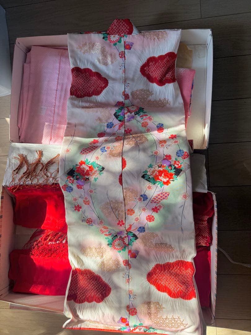 七五三 正絹着物2セット 7歳 3歳