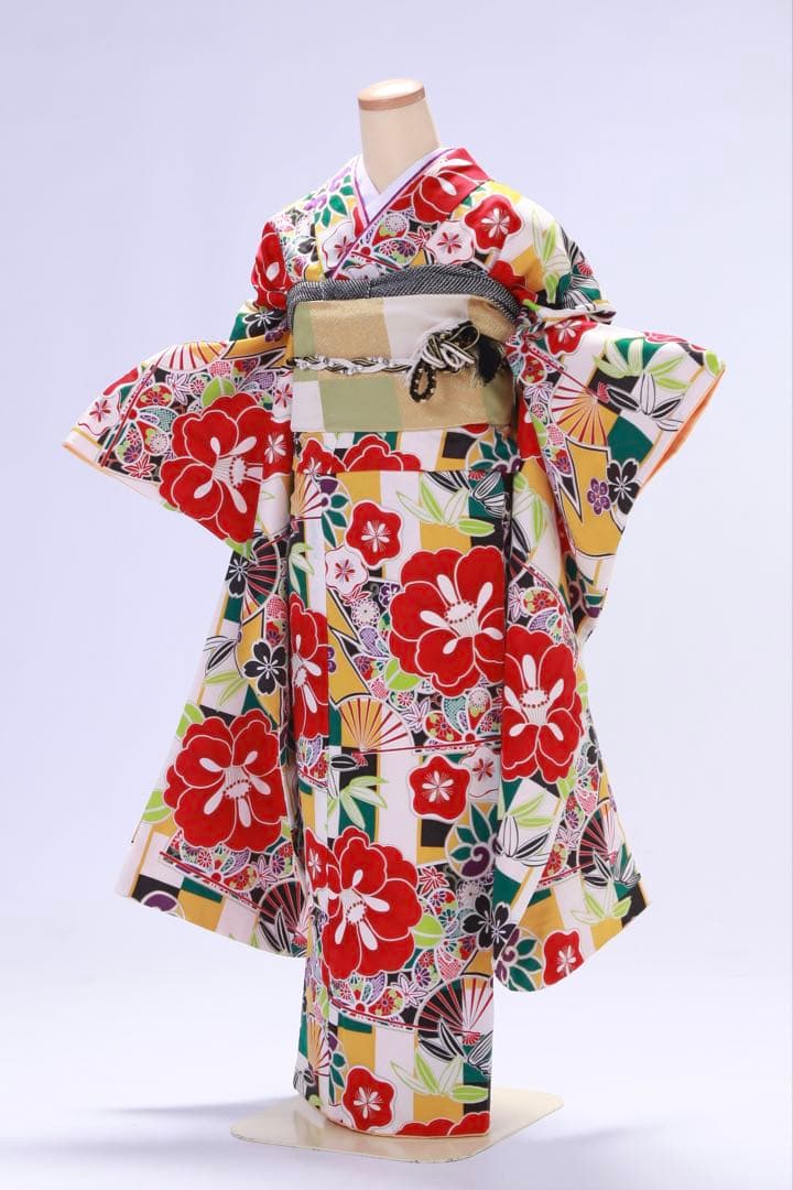 X'mas2日間限定お願下げ中！　振袖　ほぼ新品　振袖単品　着物　洗える着物