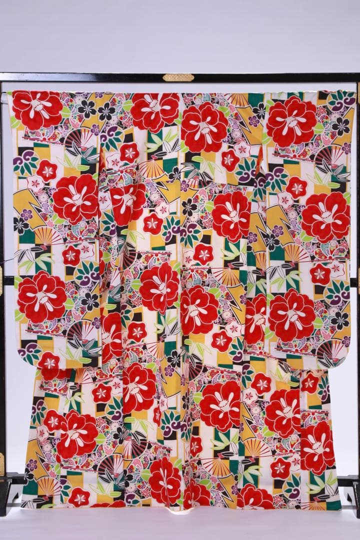 X'mas2日間限定お願下げ中！　振袖　ほぼ新品　振袖単品　着物　洗える着物