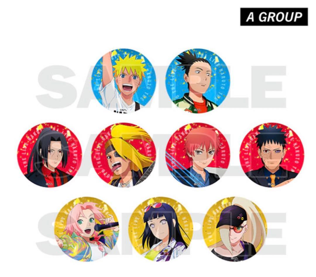 NARUTO - ナルト - THE LIVE 缶バッジ おまけ付き
