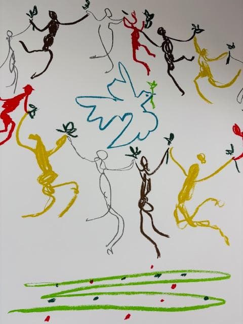 額装品/ダンス/パブロ ピカソ/ポスター/アート/インテリア