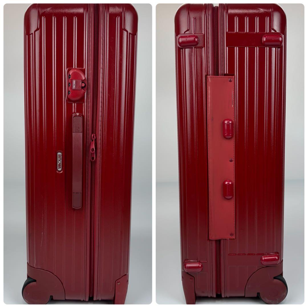 リモワ サルサ 82L キャリー スーツケース マット加工 レッド 2輪 大容量