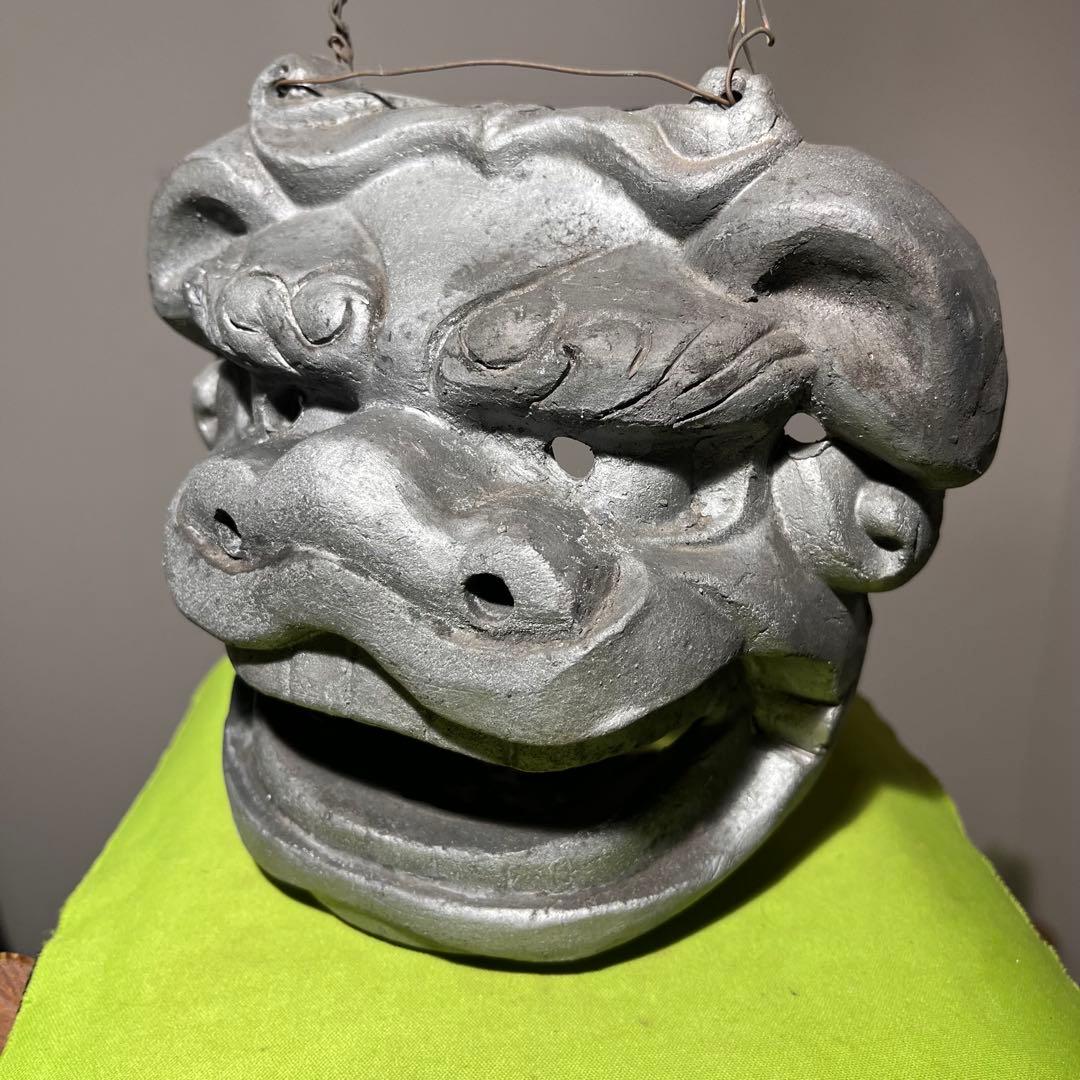 獅子舞　獅子頭　魔除け 厄除け　瓦