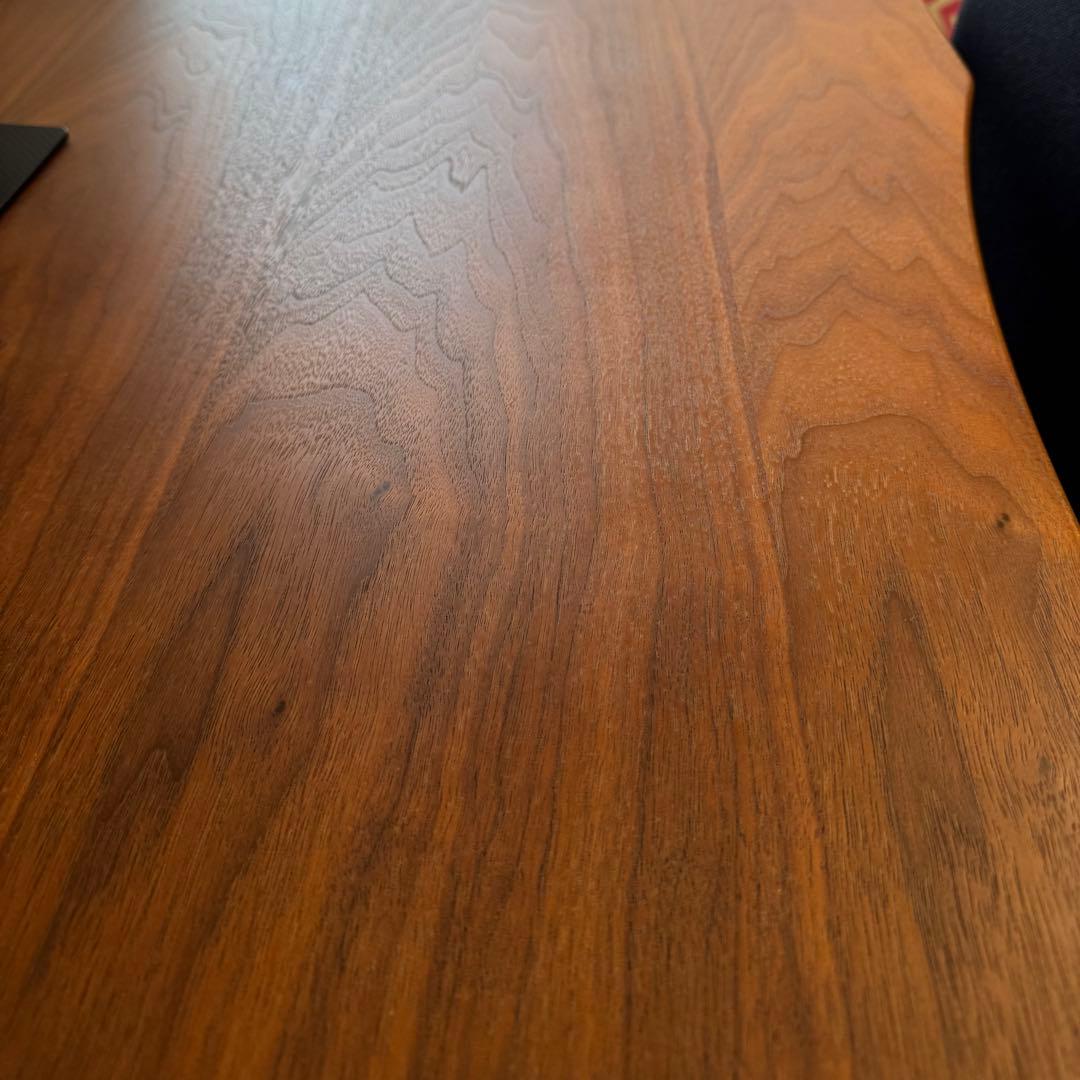 【美品！】パソコンデスク　ウォールナット　サイドワゴン&椅子付き　ワークデスク