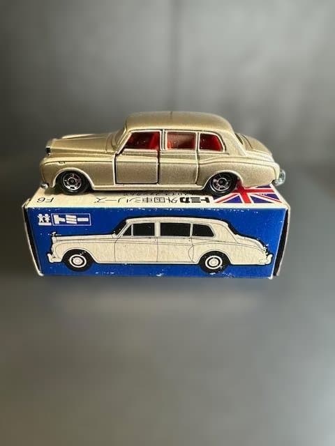 【絶版希少・トミカ 青箱】F6　ロールスロイス ファントム VI　日本製