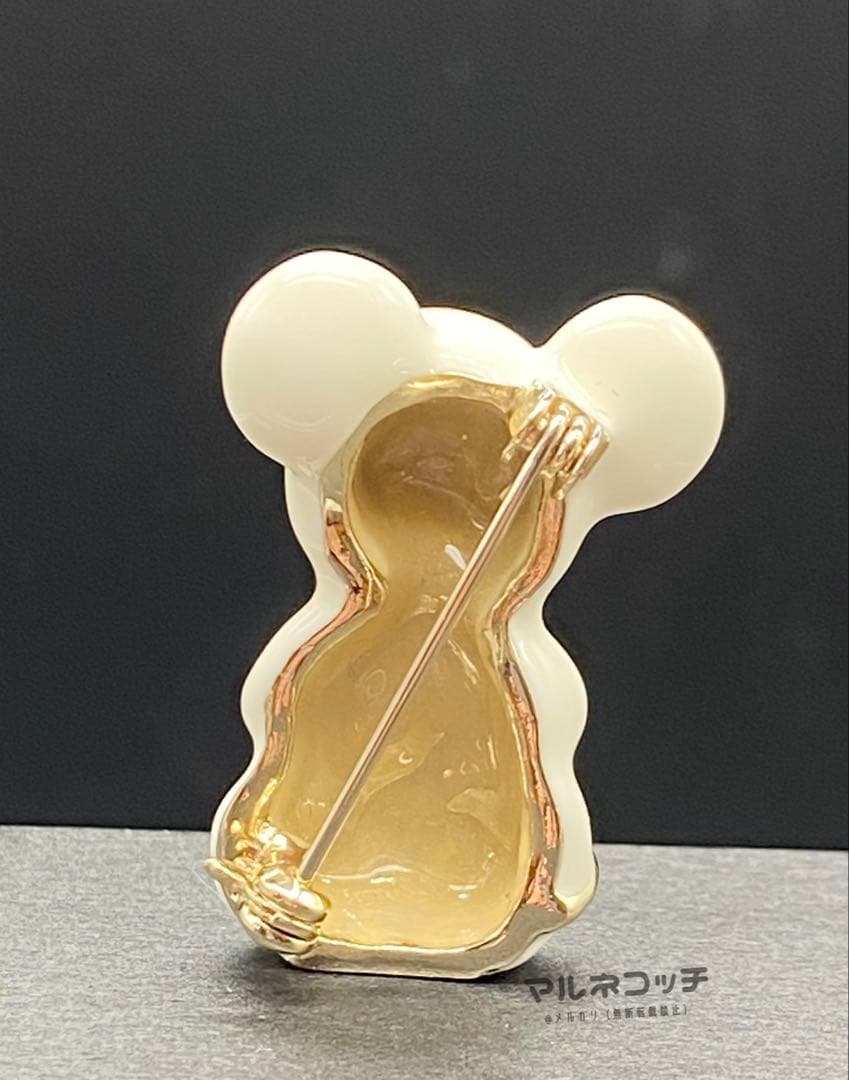 アナスイ　お星様と白ネズミ　ブローチ　ネズミ　ねずみ　星　スター