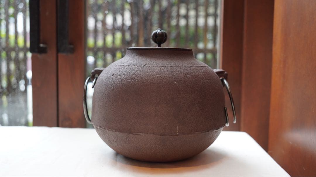 【茶釜】鉄瓶　古物　骨董　茶道具　南部鉄器