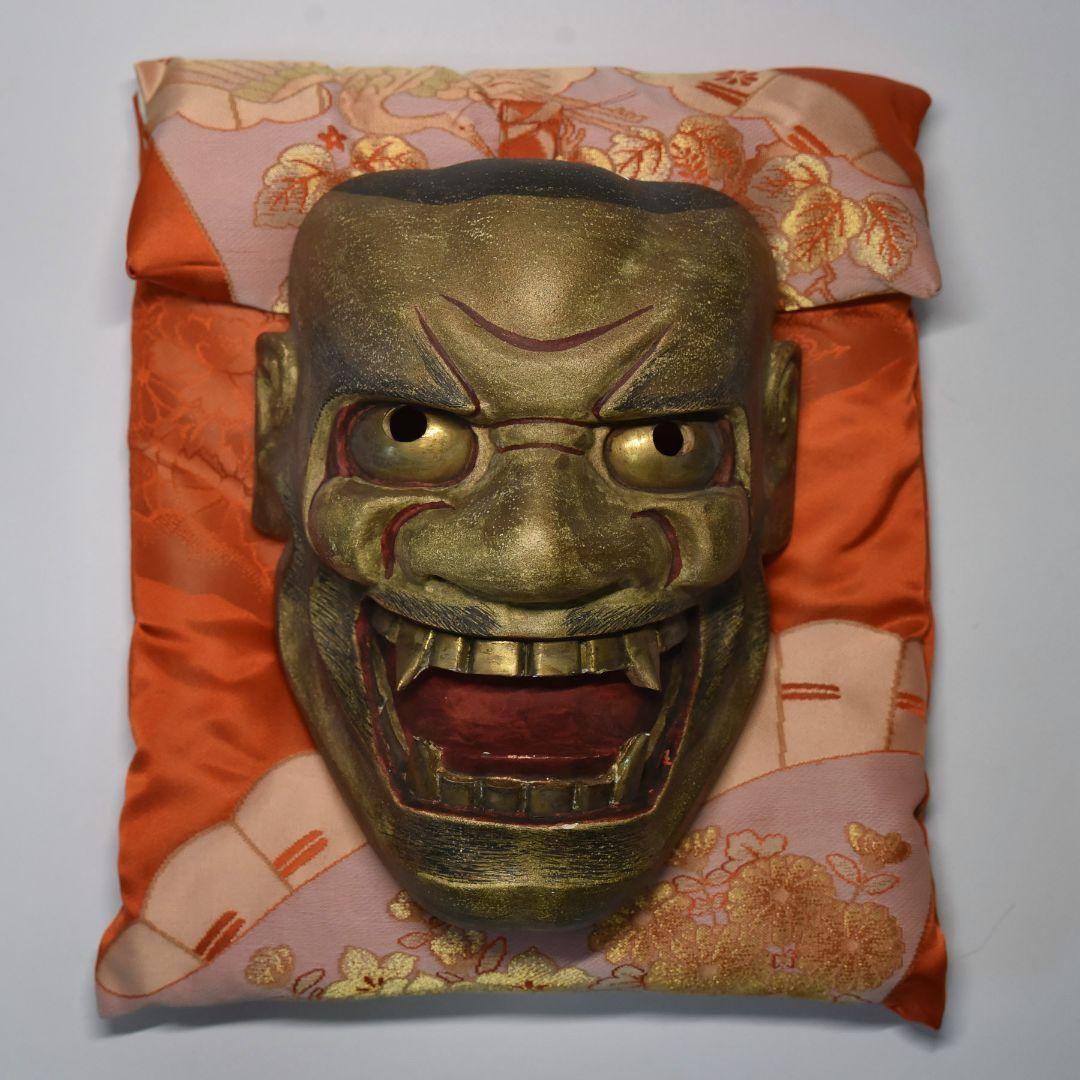 能面 獅子口 能面袋付 (M1)