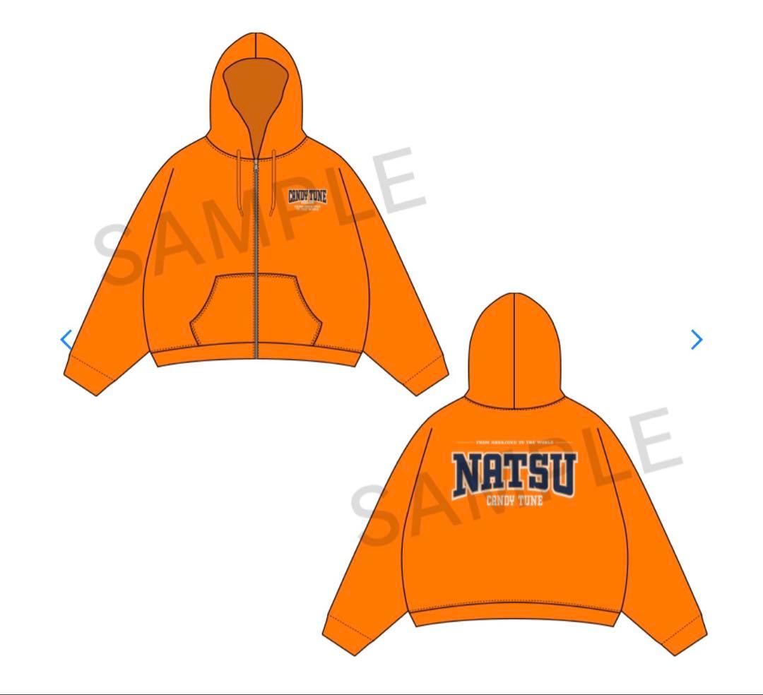 candy tune OSHI API Zip-up hoodie 南なつ