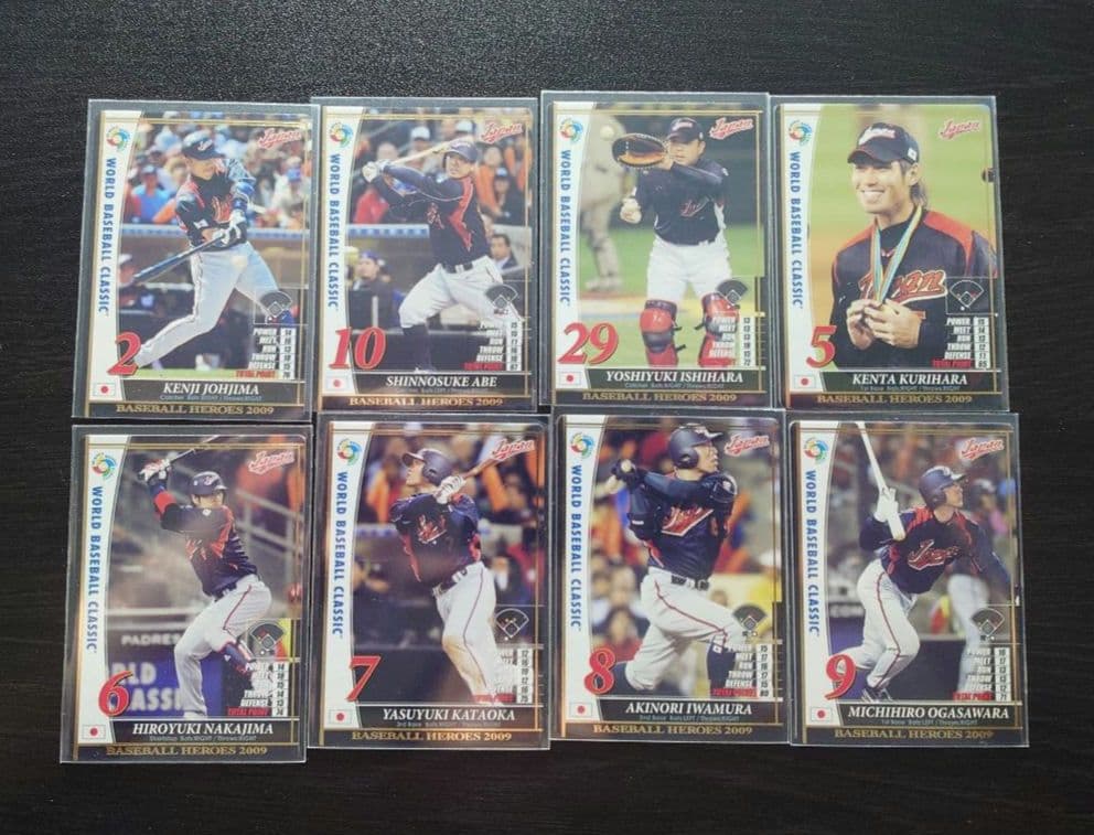 WBC日本代表フルコンプセット ベースボールヒーローズ　BBH