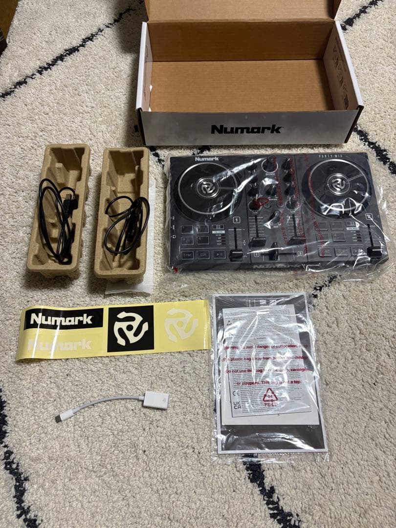 Numark DJコントローラー　Party Mix II＋ヘッドフォン