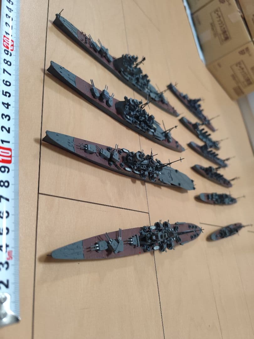 戦艦プラモデル10隻セット