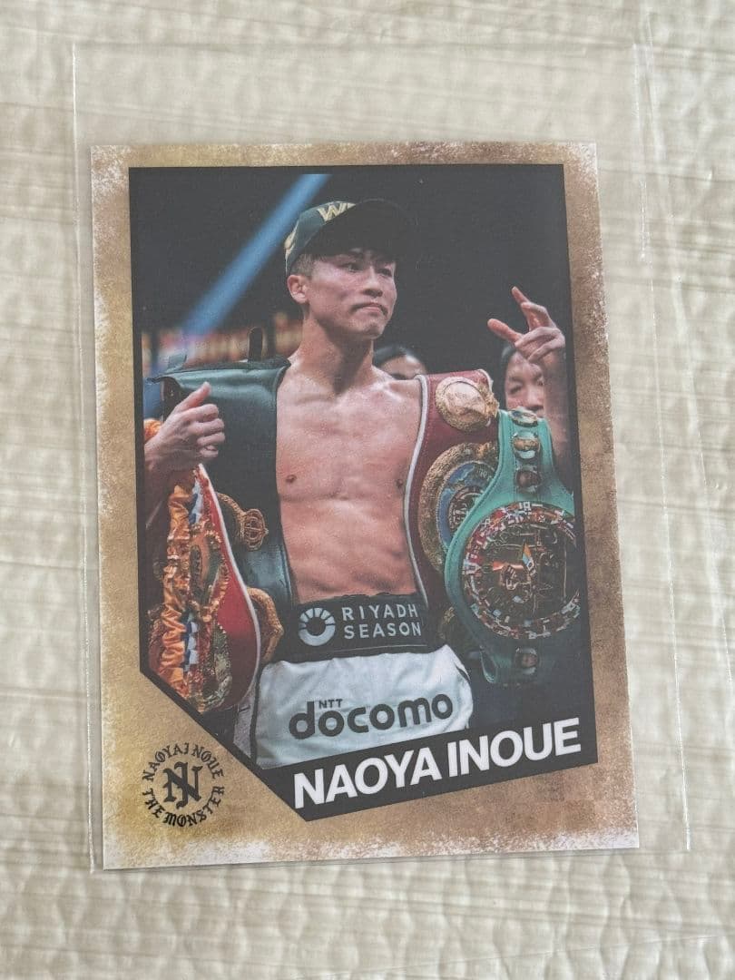 【限定100個】井上尚弥　バンテージ付フォトフレーム　シリアルナンバー入り